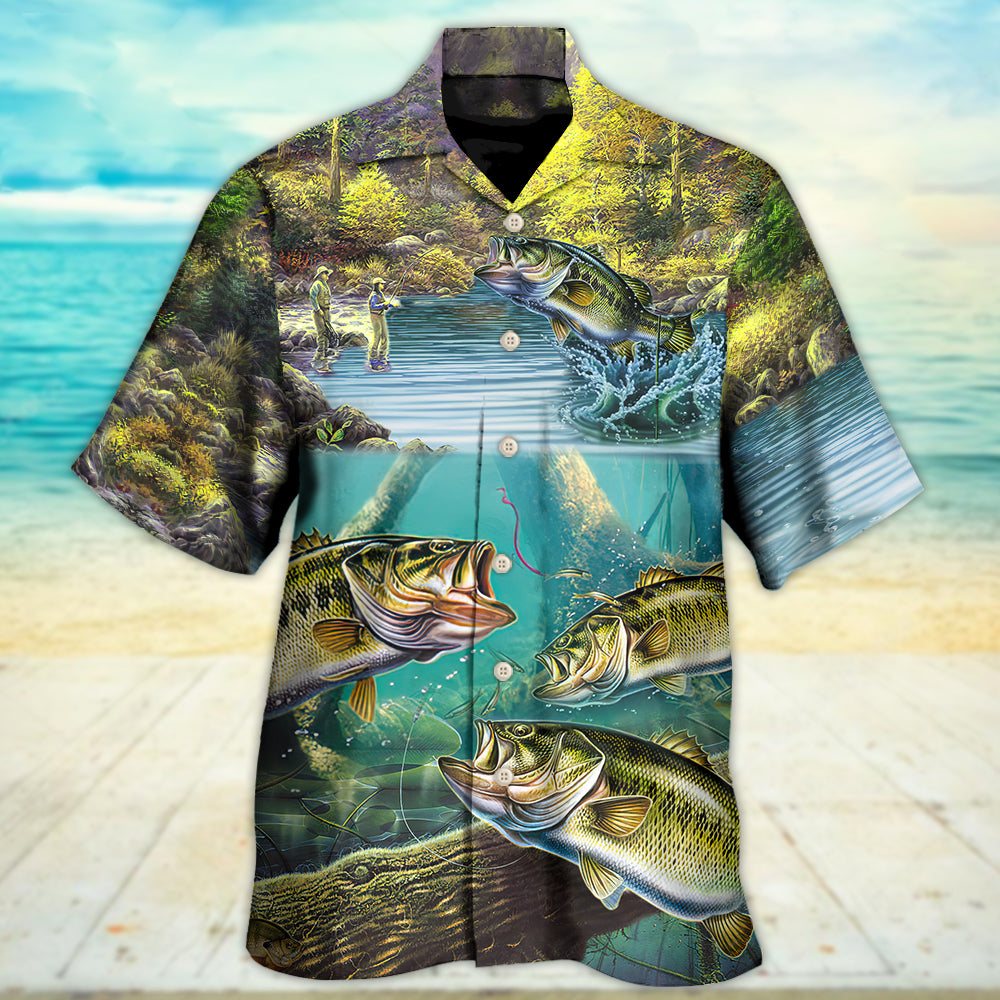 Fish Fishing Hawaiian Shirt For Summer Events And Casual Outdoor Wear