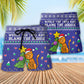 Cat Wreck The Tree And Blame The Dog Christmas Beach Shorts For Warm Weather Celebrations