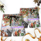 Christmas Farmhouse Beach Shorts Artwork Detail For Christmas Trips And Gifting