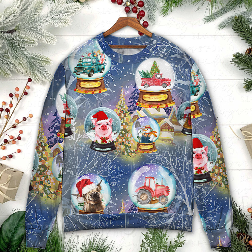 Christmas Farmer Funny Holiday Sweater For Seasonal Parties Cozy Gatherings And Thoughtful Holiday Gifts