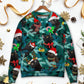 Christmas Black Cat Jolly Holiday Sweater For Seasonal Parties Cozy Gatherings And Thoughtful Holiday Gifts