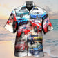 Classic Car Hawaiian Shirt Front Pattern View For Thoughtful Gifting