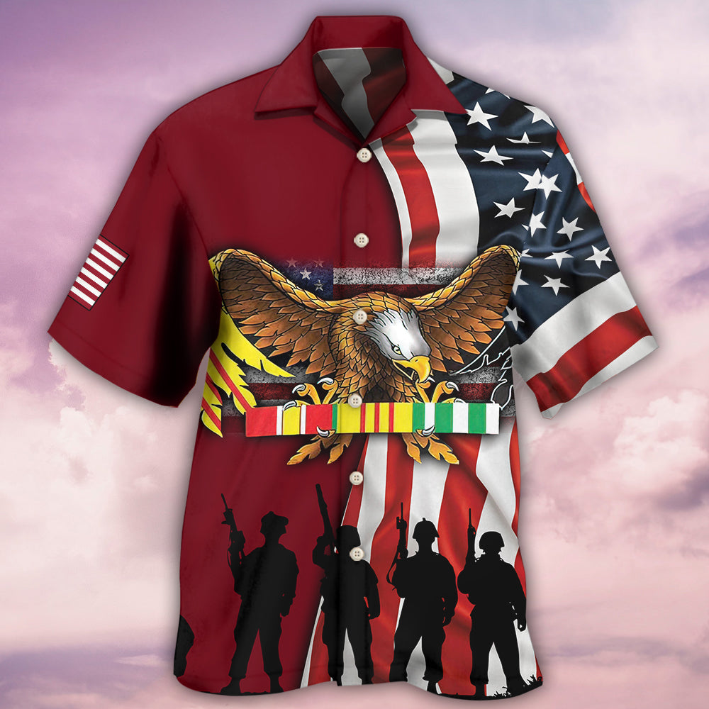 Veteran Vietnam Hawaiian Shirt For Beach Parties And Weekend Getaways