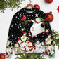 Christmas Snowman Snowy Winter Village Sweater For Seasonal Parties Cozy Gatherings And Thoughtful Holiday Gifts