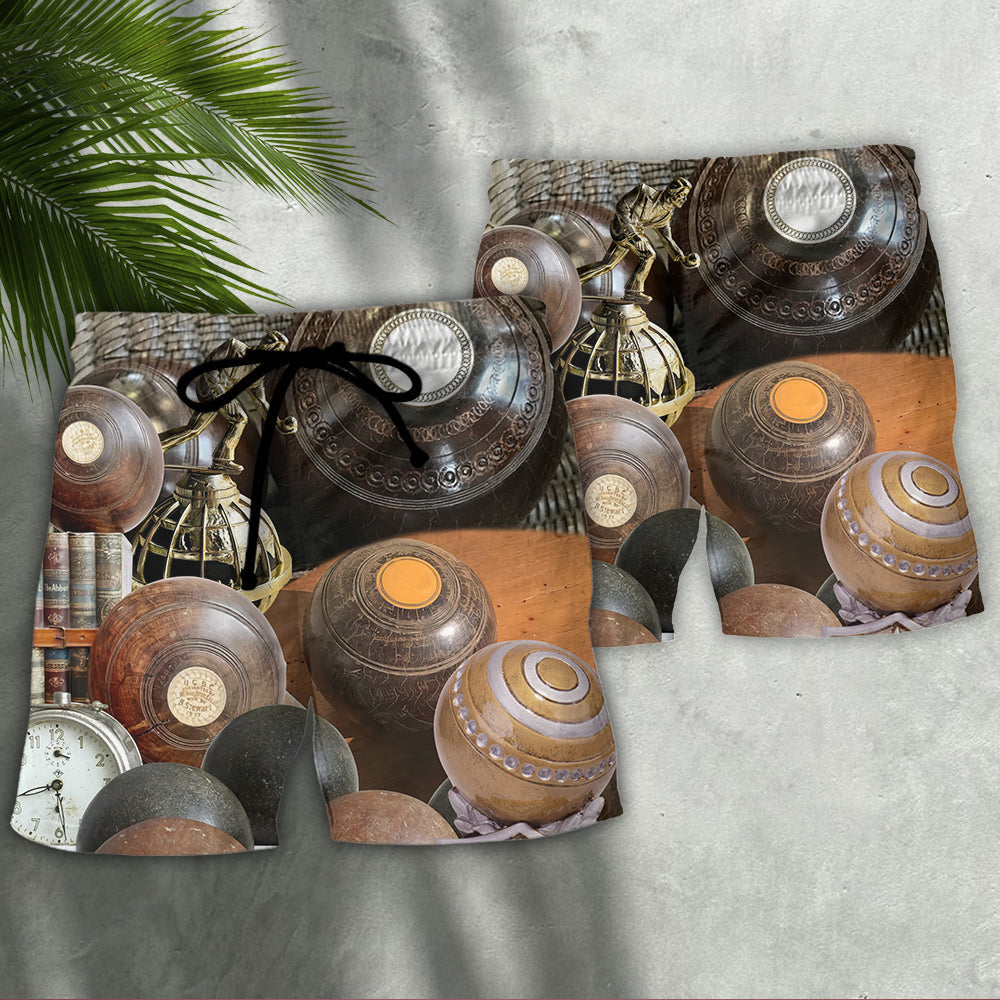 Lawn Bowling Legend Champion Spirit Beach Shorts For Beach Days And Outdoor Activities