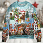 Horse Loves Christmas Happy Sweater For Festive Parties Family Photos And Comfortable Seasonal Wear