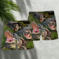 Crocodile Beach Shorts Pattern Detail For Summer Travel And Relaxed Casual Wear