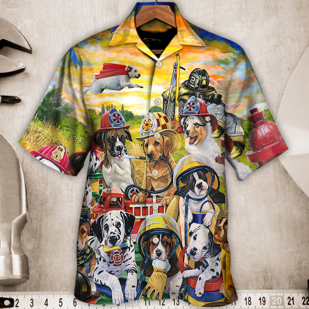Dog Rescue Hero Helpers Rescued Favorite Breed Hawaiian Shirt Artwork View For Coastal Travel