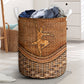 Ballet Dance 2 Rattan Texture Laundry Basket For Room Home Organizer