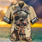 Veteran Army American Home Free Brave Hawaiian Shirt For Summer Vacation And Beach Travel