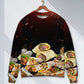 Burritos Fast Food Delicious Sweater For Casual Wear Travel Holidays And Comfortable Everyday Styling