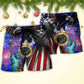 New Year New America Holiday Beach Shorts For Summer Vacation And Coastal Travel