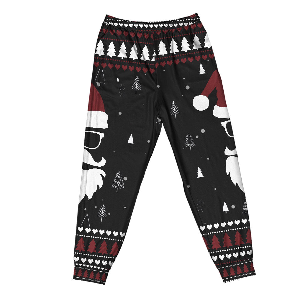 Rooftop Santa Gift Delivery Short Sleeve Pajamas Set For Holiday Travel And Comfortable Home Wear