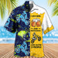 Beer Motocross Hawaiian Shirt Pattern Detail For Summer Holidays And Outdoor Fun