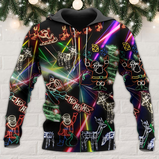 Neon Christmas Tree Snowman Hoodie For Festive Days Casual Adventures And Thoughtful Seasonal Gifting