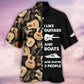 Guitar Boat Hawaiian Shirt Pattern View For Relaxed Warm Weather Outfits
