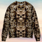 Skull Inner Darkness Sweater For Alternative Outfits Seasonal Events And Everyday Comfort