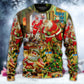 Christmas Santa Toy Workshop Sweater For Festive Events Weekend Outings And Comfortable Winter Style