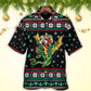 Festive Dragon Christmas Hawaiian Shirt Pattern View For Lightweight Everyday Style