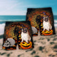 Pug Halloween Cute Dog Beach Shorts Pattern Detail For Poolside Fun And Casual Outdoor Comfort