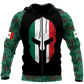 Mexican Coat Arms Hoodie For Cultural Gatherings Casual Layering And Relaxed Wear