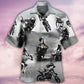 Motorcycle Sometimes Look Back Hawaiian Shirt Pattern Detail For Summer Holidays And Outdoor Fun