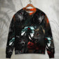 Halloween Black Wolf Night Sweater For Casual Wear Parties And Thoughtful Gifting