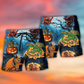 Halloween Dragon Pumpkin Night Sky Beach Shorts Pattern Detail For Island Trips And Memorable Gift Ideas