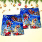 Christmas Santa Town Mystical Night Beach Shorts For Poolside Relaxation And Summer Adventures