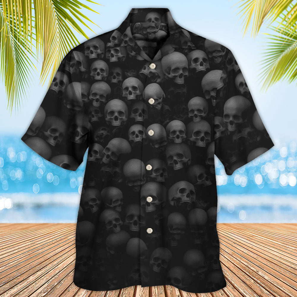 Skull Underworld Hawaiian Shirt Pattern View For Lightweight Everyday Style
