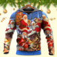 Up Rooftop Santa Hoodie For Holiday Gatherings Winter Travel And Seasonal Gifting