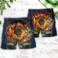 Firefighter Dedication And Sacrifice Quote Beach Shorts For Relaxed Outdoor Activities