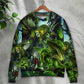 Green Dragon Skull Fantasy Sweater For Art Lovers Holidays Parties And Comfortable Wear