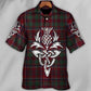 Scottish Tartan Hawaiian Shirt Detailed Pattern View For Summer Travel