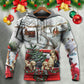 Christmas Dog Holiday Truck Hoodie For Festive Streetwear Winter Outings And Christmas Celebrations