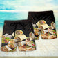 Burritos Fast Food Delicious Beach Shorts Pattern View For Vacation Travel And Outdoor Fun
