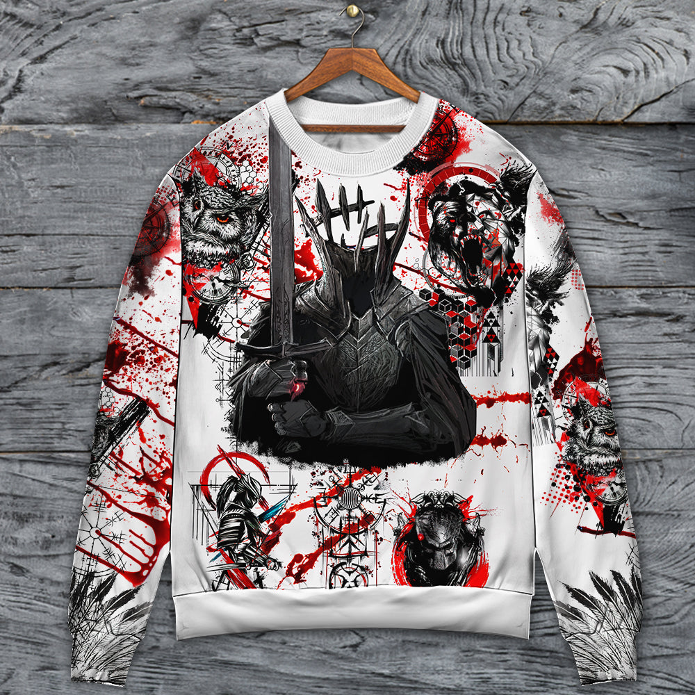Viking Dare To Fight Knight Sweater For Inspired Outfits Holidays And Relaxed Everyday Comfort