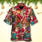 Christmas Santa Story Cozy Hawaiian Shirt For Resort Getaways And Comfortable Summer Activities