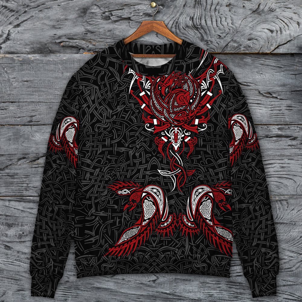 Viking War Raven Sweater For Mythic Adventures Casual Wear And Thoughtful Gift Giving