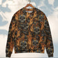 Skull Dark Fire Abstract Sweater For Alternative Outfits Seasonal Events And Everyday Comfort