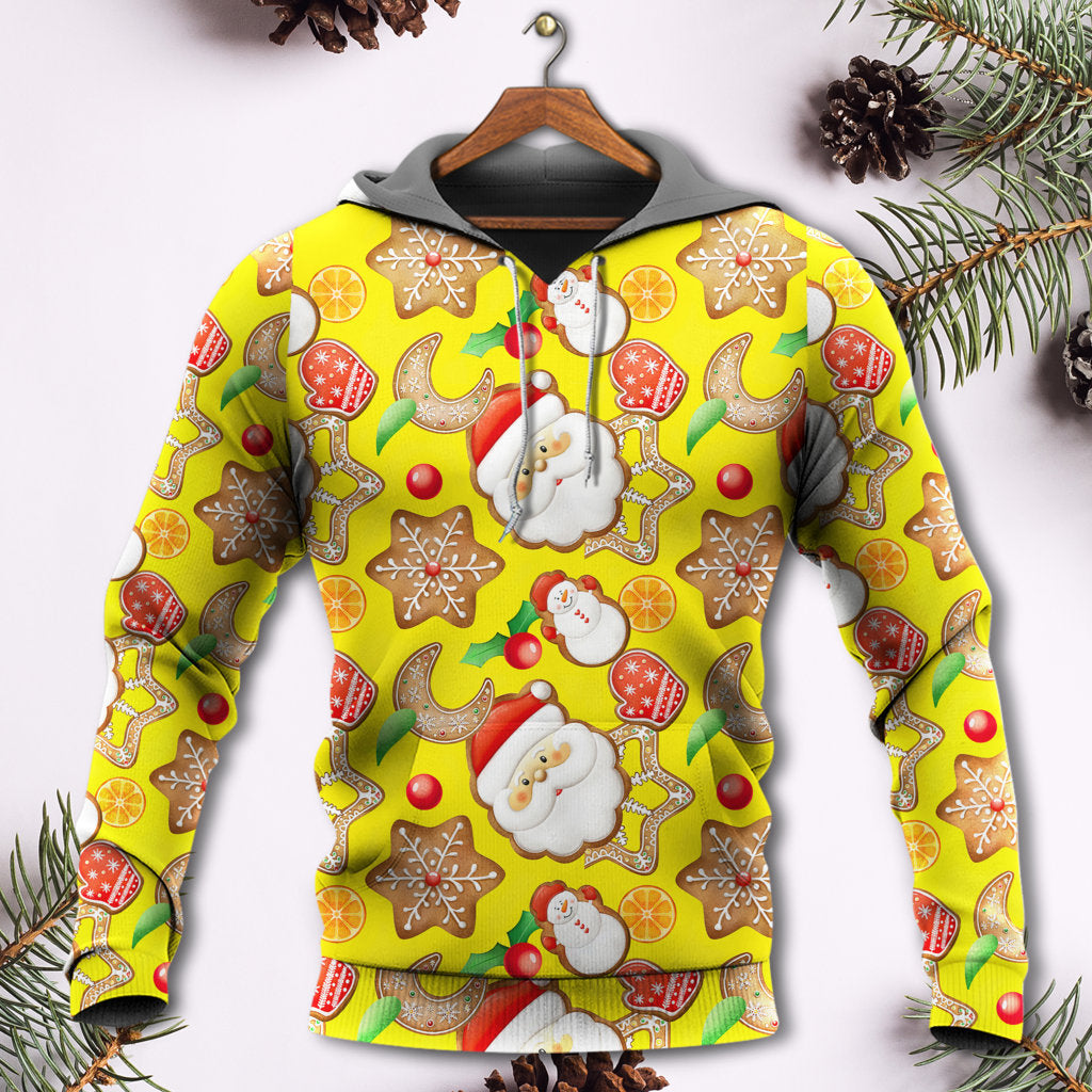 Christmas Santa Snowman Gingerbread Sweet Hoodie For Holiday Vacations Winter Events And Everyday Comfort