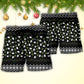 Black Cat Wrecks Tree Dog Blame Christmas Beach Shorts For Festive Vacation Wear
