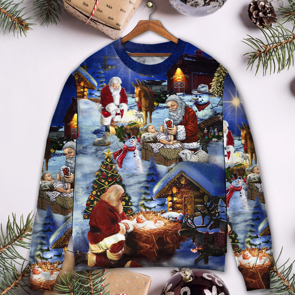 Christmas Jesus Best Gift Ever Sweater For Family Gatherings Winter Travel And Everyday Seasonal Comfort