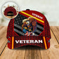 Veteran Eagle America Red Classic Cap For Casual Travel Parties And Comfortable Outdoor Wear
