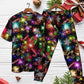 Christmas Tree Gifts Cookies And Gingerbread Short Sleeve Pajamas Set For Winter Nights And Thoughtful Gifting
