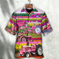 Tractor Rural Landscape Hawaiian Shirt Graphic Artwork Detail For Summer Travel