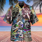Guitar Astronaut Galaxy Music Hawaiian Shirt Design View For Resort Travel And Thoughtful Gifting