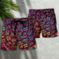 Video Game Start Retro Style Beach Shorts For Beach Days And Casual Outdoor Wear