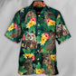 Tropical Floral Owl Summer Vibes Hawaiian Shirt For Summer Vacation And Beach Travel