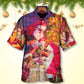 Festive Christmas Story Light Hawaiian Shirt Artwork View For Weekend Travel And Beach Style
